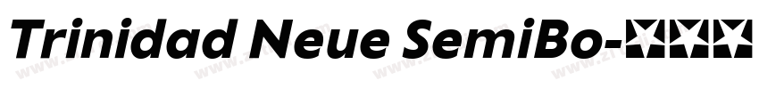 Trinidad Neue SemiBo字体转换